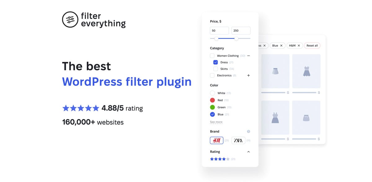 Filter Everything PRO — best WordPress filter plugin in 2026